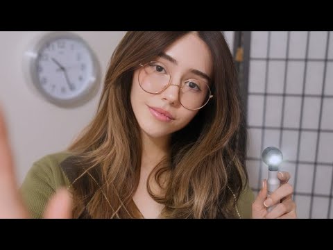 asmr- sweet girl gives you a cranial nerve examination ☺️