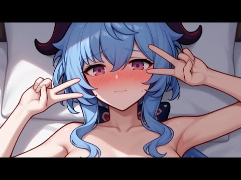 [3DIO ASMR] Soft Ear Licking And Kissing From Ganyu