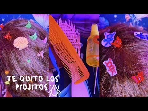 Te quito los piojitos 🪲🐞🐛| Cepillando tu cabello | Andrea ASMR 🦋