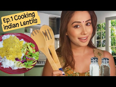 🇮🇳🥘 Ep.1 Cooking indian Lentils ASMR● Indian accent●calmly spoken