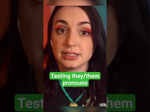 ASMR - Test out they/them pronouns #shorts