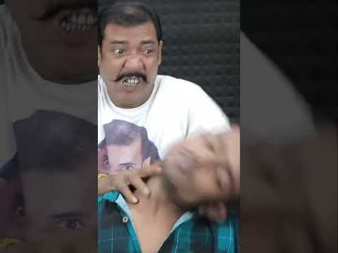 Asim Barber Hair Cracking Massage | Neck Crack | Ear Crack | Head Massage #shorts