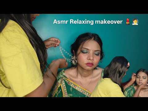 Asmr: Most soothing ,relaxing and beautiful makeup done by anokhi
