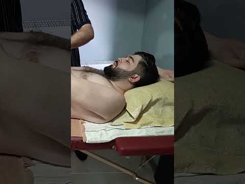 CHEST AMAZING SLEEP TURKISH MASSAGE #shortvideo #massage #triggersforsleep #relax #asmr