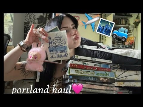 whispered across the country haul! | asmr | clothes, movies, art, pop mart, etc
