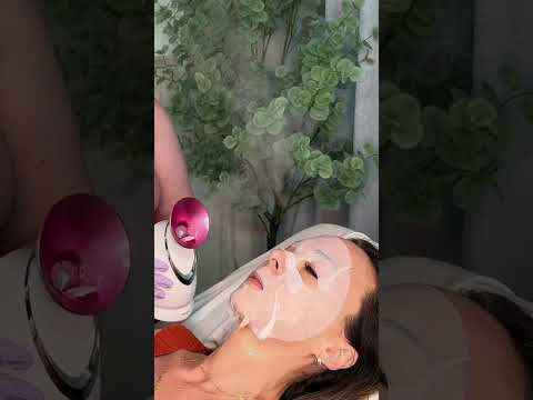 ASMR Facial 💚 #asmr #asmrfacial #asmrskincare #asmrpersonalcare