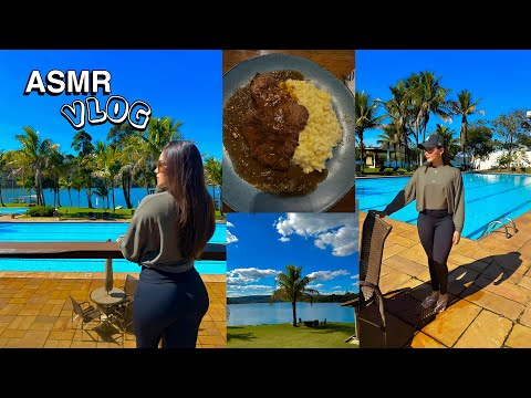 ASMR VLOG- MINI VIAGEM COMIGO 🌴☀️