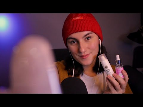 [ASMR] my skincare routine 🤍 applied on you (german/deutsch)