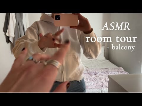 ASMR new room tour + my balcony 