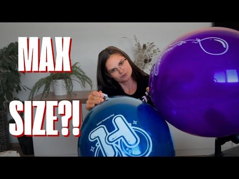 GIANT Balloons Inflation ASMR - How BIG Can They Get? ( No Talking)