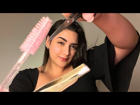 ASMR: Design de Sobrancelhas Relaxante para Dormir