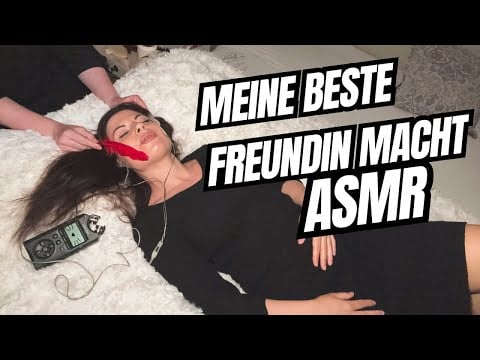Real Person ASMR mit meiner besten Freundin: Hair Play, Brushing & Face Scratching