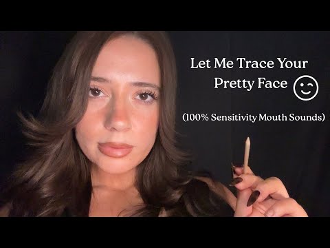ASMR Wet Mouth Sounds & Face Touching 