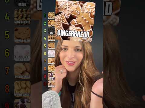 Ranking My Favorite Cookies 🍪✨ ASMR #shorts
