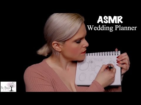 ASMR Wedding Planner Roleplay: Sketching The Floor Plan & Looking At Fabrics
