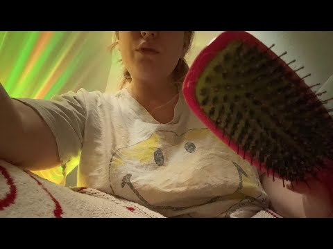 ASMR HAIR BRUSHING & HEAD MASSAGE | personal attention lofi asmr