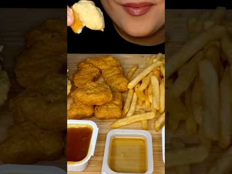 MCDONALD’S CHICKEN NUGGETS #asmr #mcdonalds #shorts