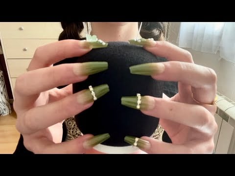ASMR | Slow mic scratching for sleep and relaxation ˚˖𓍢ִ໋ 💚🍃 [No talking]