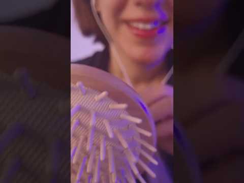 ASMR brushing your hair to sleep💆🏻‍♀️😴✨️ #asmr #visualtingle #asmrsounds #mouthwhisper #sleepsounds