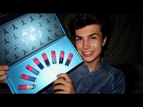 ASMR- Jeffree Star Blue Blooded Liquid Lipsticks! 💙 (Tingles)