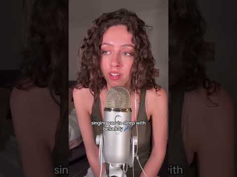 asmr singing you to sleep with bella kay #asmr #cover