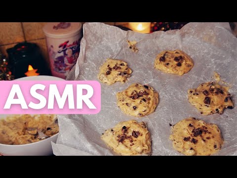 lol carrément on fait des cookies chocolat en ASMR ! (c'est relaxant)