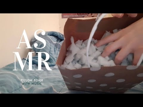 [ASMR] Pillow Foam ~With Music~
