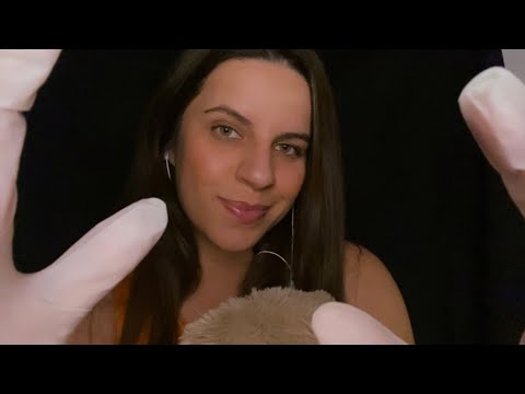 ASMR - MASSAGEM FACIAL E NA SUA CABEÇA PRA TE RELAXAR (sono garantido) 💤