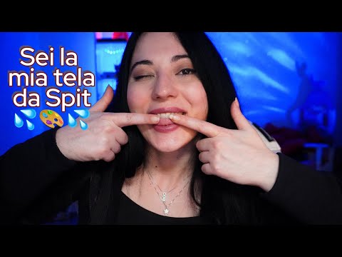 Sei la mia tela da SPIT PAINTING 🎨 ASMR