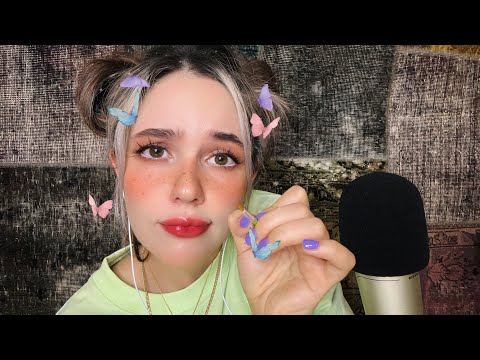 ASMR counting and painting your freckles