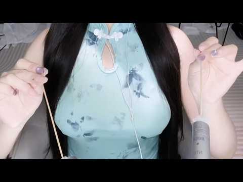 ASMR Sleep Cosplay 💕 Long Nails + Whisper Accent (Dream Sounds)
