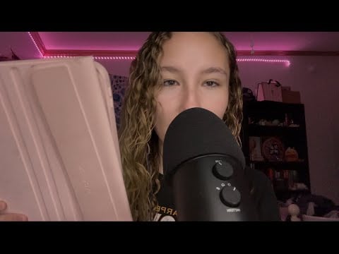 ASMR reading fun facts about winter ❄️🤍 (whisper ramble and personal attention)