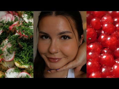 1H ASMR FOR MY SUMMER GIRLIES 🌞 makijaż i gotowanie (szept i voiceover) 
