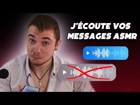 ASMR 1H ! J'ÉCOUTE VOS MESSAGE ASMR  🥰