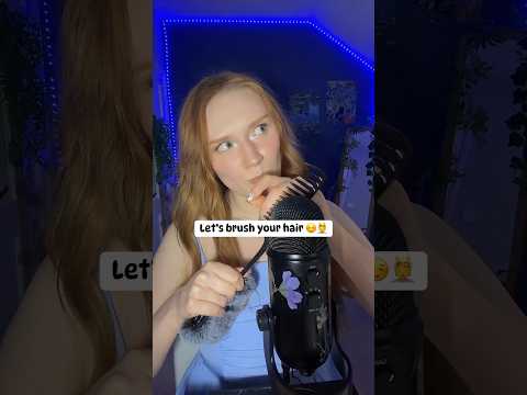 ASMR every day ☺️SubscriBee🐝 #asmr#hairasmr#hairbrushingasmr