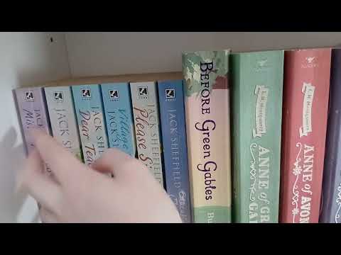 ASMR - Book Spine Tapping & Tracing (Lo-fi)