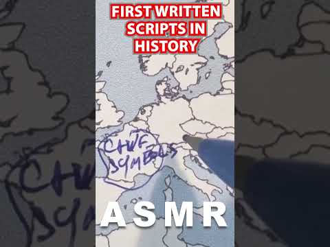 Tracing the Very First Written Scripts of Languages with facts #asmrhistory #asmrfacts #asmrtracing