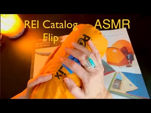 REI Sales Catalog Flip Through and Look at Some Backpacking Camping Gear ~ Soft Spoken Soothing ASMR