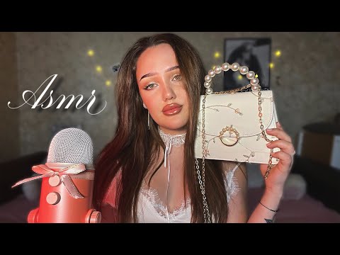 асмр что в моей весенней сумочке🕊️ | asmr 🤍