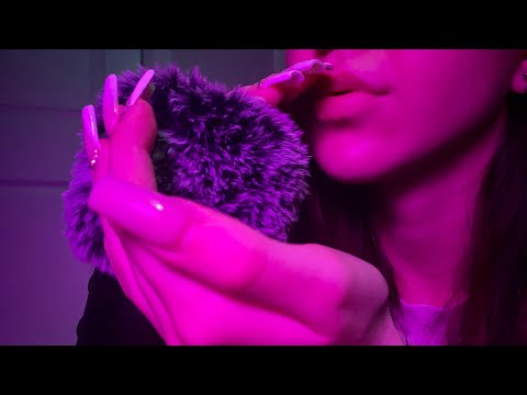 [ASMR - Whisper] Rambling chit chat + fuzzy mic scratches 👂🏻