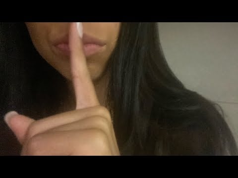 Semi inaudible// personal attention with shhh noises