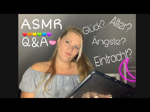 [ASMR] deutsch/german Entspannendes Q&A Part II - whispering - facts about me - get to know me -Talk