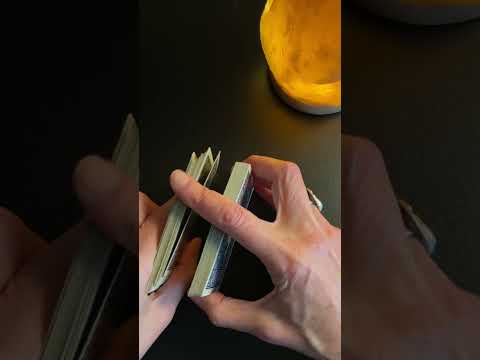 ASMR Guessing How Many Cards in a Stack