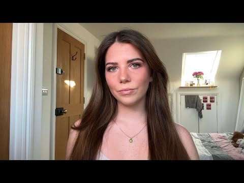 ASMR Get ready with me 🥰 Doing my makeup routine 💄