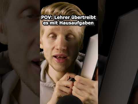ASMR - POV: Lehrer übertreibt es mit Hausaufgaben! #Shorts #asmr #roleplay #DeutscheASMR