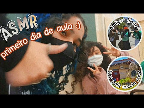 asmr (vlog) | primeiro dia de aula na escola nova 🥁