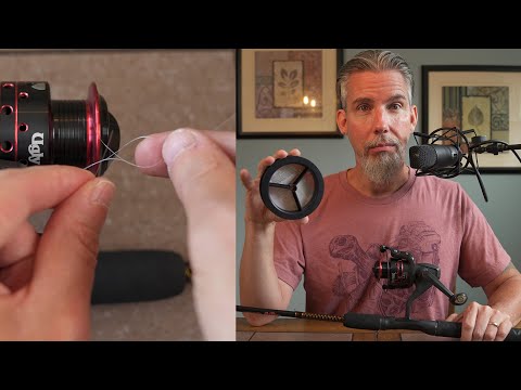 How To Properly Spool Monofilament Onto a Spinning Reel | ASMR