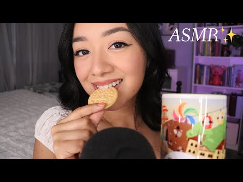 ASMR✨comiendo galletas marias y hablando en espanol