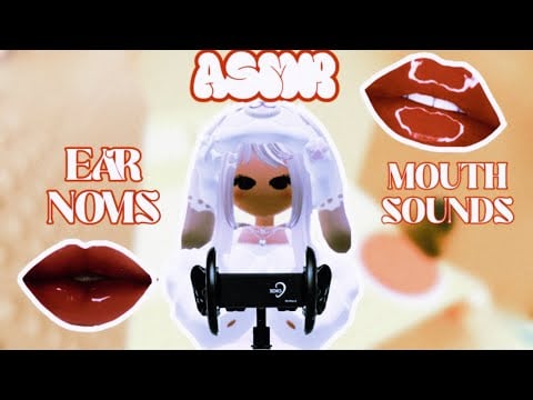 Roblox ASMR ☆ EAR NOMS + M0UTH SOUNDS (☆Ф∇Ф☆) super sensitiveee