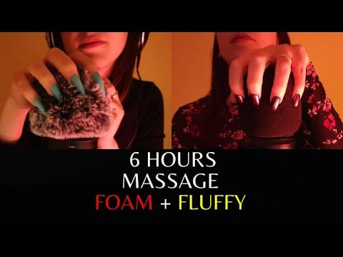 ASMR - FAST AGGRESSIVE MIC SCRATCHING massage | fluffy and foam cover in sync 🤤 | sleep, gaming...